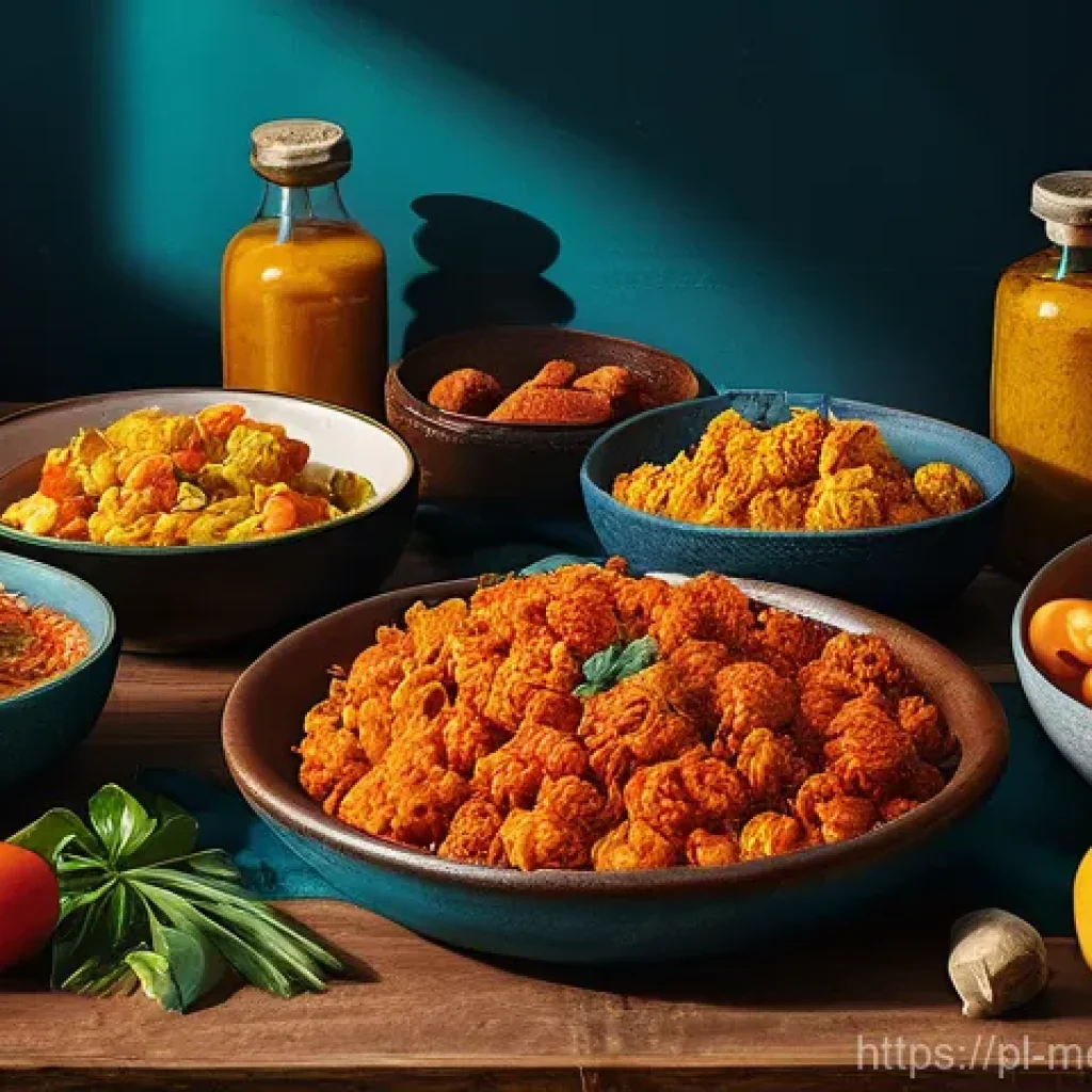 항염증 식단의 효과적인 실천 전략 - **Image Prompt 1: The Vibrant Anti-Inflammatory Feast**