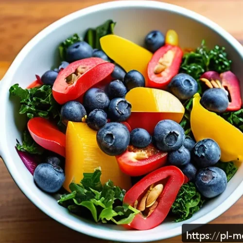 Home 30 항염증 식단을 위한 샐러드 레시피 - A vibrant, close-up image of a fresh anti-inflammatory salad bowl featuring colorful vegetables and ...